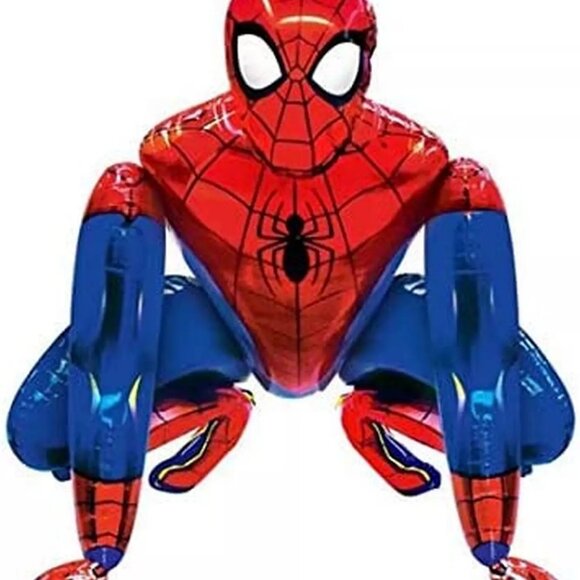 Spiderman Birthday Party Decorations.Banner,12 to 18 inch balloons, cape - Picture 2 of 6